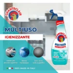 Chanteclair multiuso igienizzante senza risciacquo ideale per piccole superfici